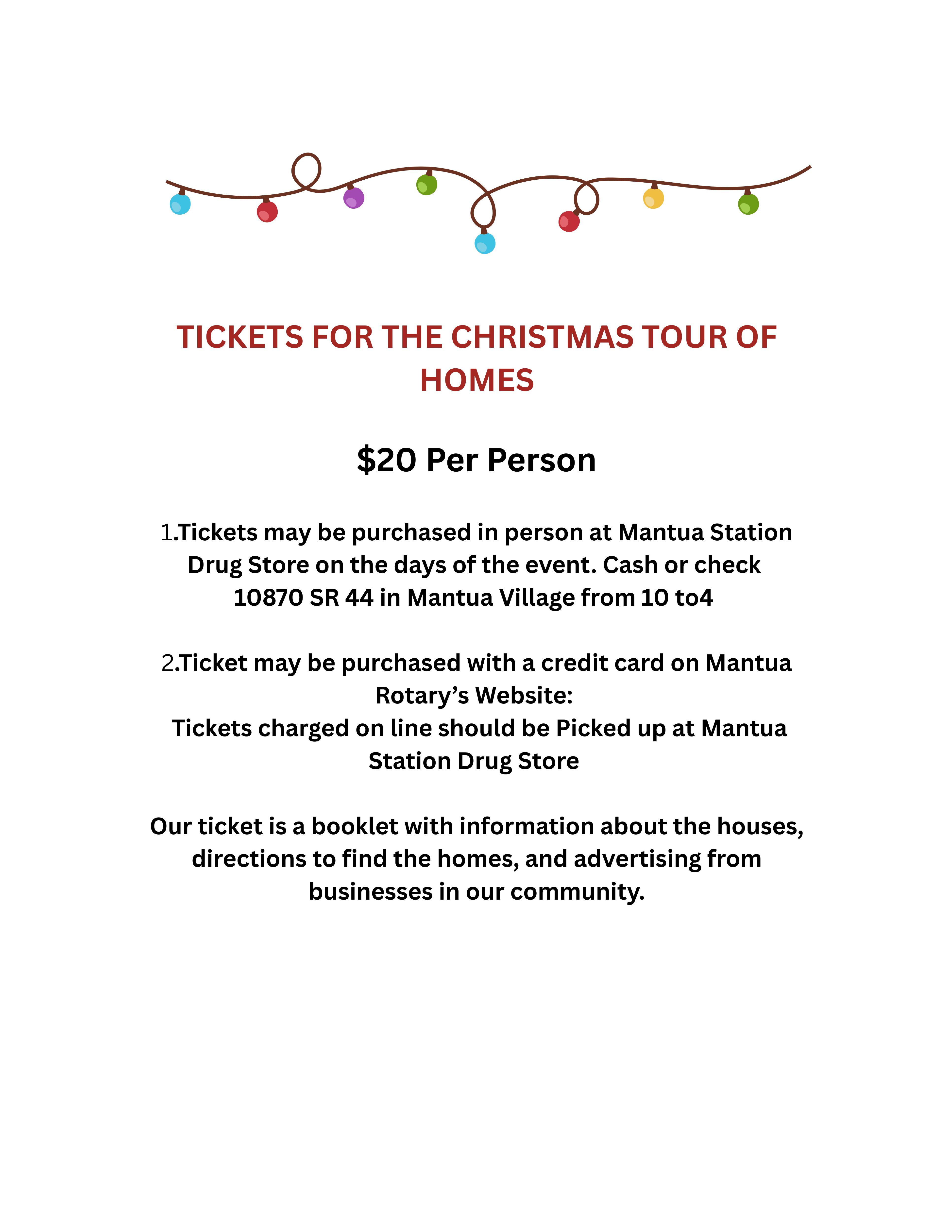 Christmas Walk Tour of Homes