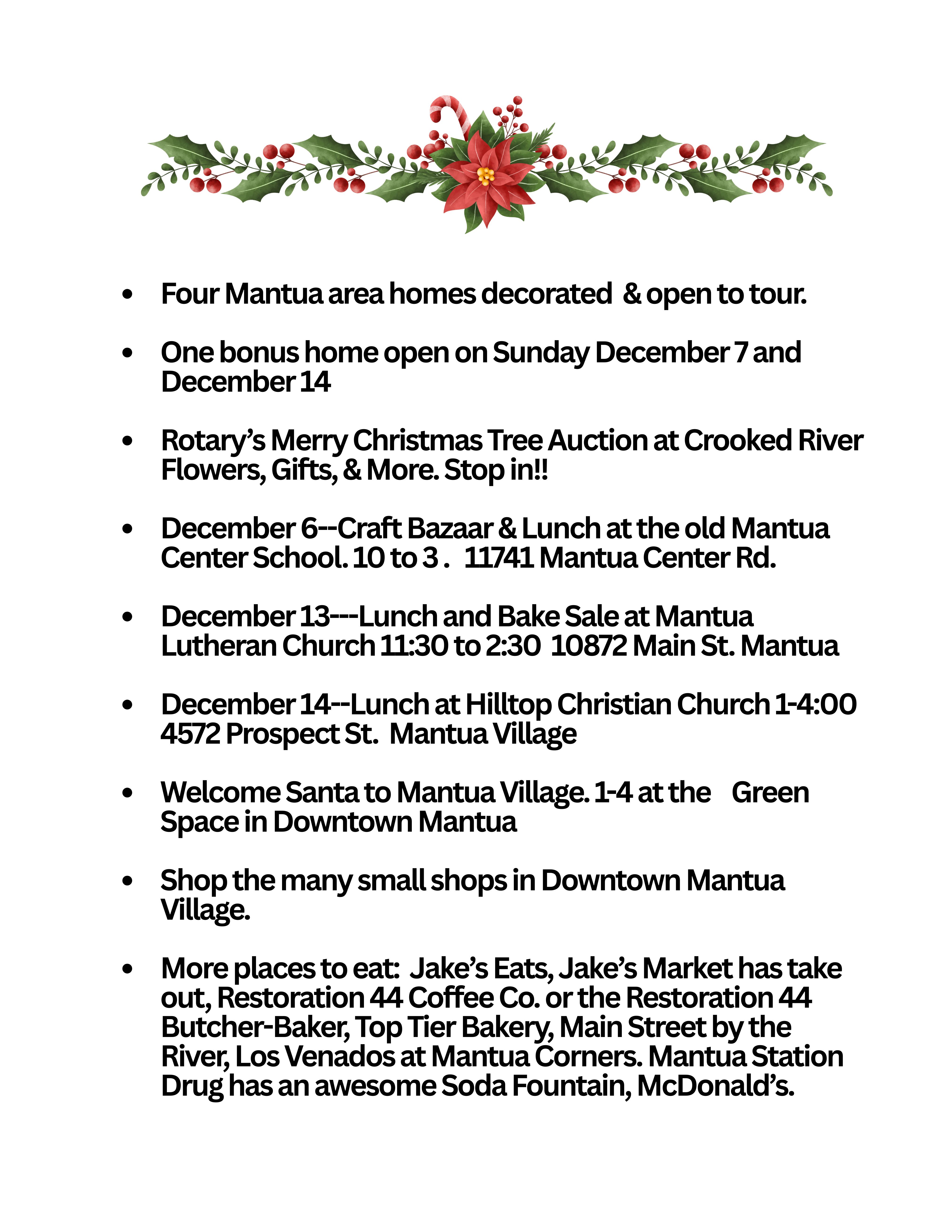 Christmas Walk Tour of Homes